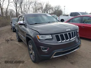 2014 Jeep Grand Cherokee Limited with VIN 1C4RJFBG3EC534827, listed as a IAAI auction lot 41907916 with 138,811 mi miles and . Bid and sale history available at DreamBid. Image 1.