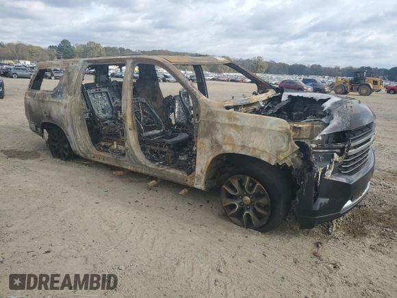 2023 Chevrolet Suburban LT z VIN 1GNSKCKD4PR201563, wystawiony jako Copart lot #81690654 z przebiegiem Nie podano mil oraz Szkoda całkowita • Salvage title. Historia ofert i sprzedaży dostępna na DreamBid. Obrazek 4.