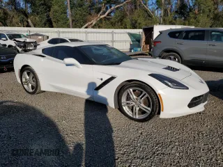 2017 Chevrolet Corvette 3LT with VIN 1G1YF2D77H5101239, listed as a Copart auction lot 81908564 with 0 mi miles and Salvage Title. Bid and sale history available at carsss.com. Image 4.