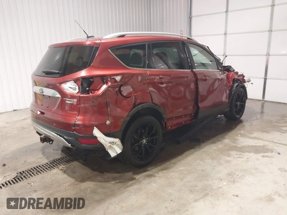 2014 Ford Escape Titanium with VIN 1FMCU9J90EUB01280, listed as a IAAI auction lot 41630208 with Not Provided miles. Bid and sale history available at carsss.com. Image 4.