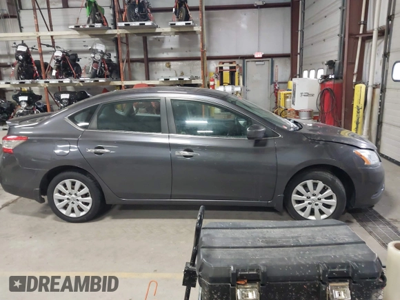 2015 Nissan Sentra S with VIN 3N1AB7AP3FY347486, listed as a IAAI auction lot 41447802 with Not Provided miles. Bid and sale history available at carsss.com. Image 12.