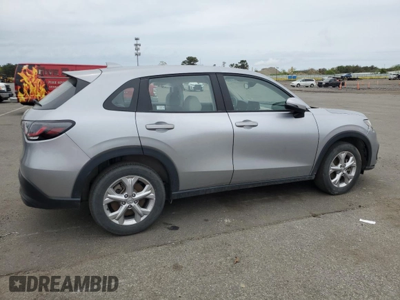 2023 Honda HR-V LX with VIN 3CZRZ2H34PM742443, listed as a Copart auction lot 56149665 with 18,379 mi miles and Salvage title. Bid and sale history available at DreamBid. Image 3.