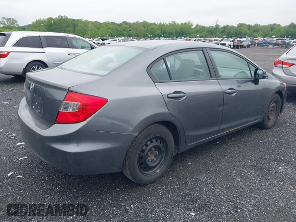 2012 Honda Civic LX with VIN 19XFB2F53CE340063, listed as a IAAI auction lot 42249889 with 291,354 mi miles and . Bid and sale history available at DreamBid. Image 4.