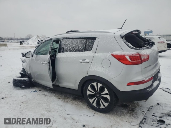 2011 Kia Sportage SX with VIN KNDPC3A69B7144327, listed as a Copart auction lot 88137525 with Not provided miles and Salvage title. Bid and sale history available at DreamBid. Image 2.