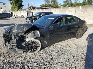 2019 BMW 5 Series 530i xDrive with VIN WBAJA7C57KWW47882, listed as a Copart auction lot 45527525 with 81,960 mi miles and Non Repairable. Bid and sale history available at DreamBid. Image 1.