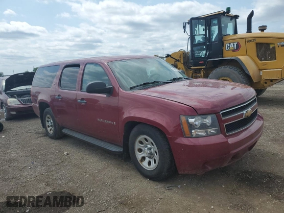 2007 Chevrolet Suburban LTZ with VIN 1GNFC16097R423736, listed as a Copart auction lot 59462805 with 124,276 mi miles and Salvage title. Bid and sale history available at DreamBid. Image 4.