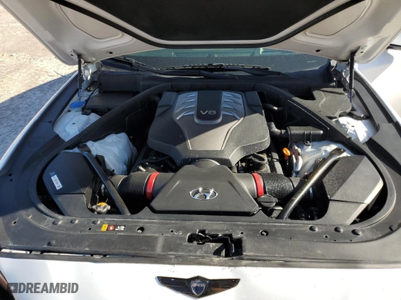 2015 Hyundai Genesis 5.0L with VIN KMHGN4JF7FU021001, listed as a Copart auction lot 49530295 with 111,281 mi miles and Salvage Title. Bid and sale history available at carsss.com. Image 12.
