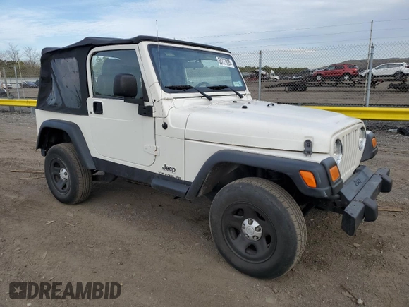 2006 Jeep Wrangler SE with VIN 1J4FA29156P786693, listed as a Copart auction lot 50727035 with 87,544 mi miles and Clean Title. Bid and sale history available at carsss.com. Image 4.