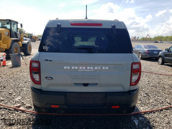 2024 Ford Bronco Sport Big Bend с VIN 3FMCR9B62RRE81435, выставлен на аукционе Copart как лот 55659675 с пробегом 9 834 миль миль и Списание • Salvage title. История ставок и продаж доступна на DreamBid. Изображение 6.