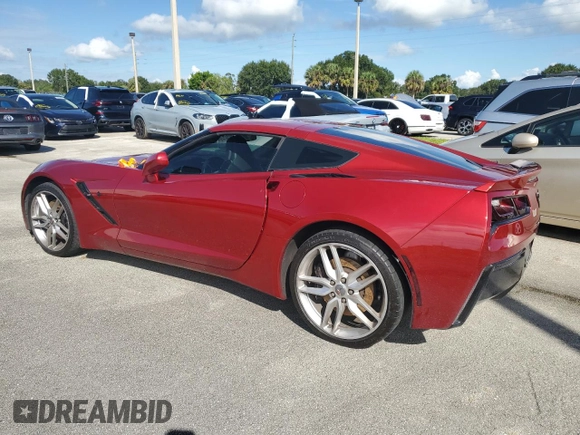 2016 Chevrolet Corvette Z51 1LT with VIN 1G1YH2D77G5115392, listed as a Copart auction lot 74354934 with 0 mi miles and Non Repairable. Bid and sale history available at carsss.com. Image 2.