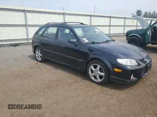 2002 Mazda Protege z VIN JM1BJ245021503614, wystawiony jako Copart lot #59864175 z przebiegiem 114 739 mil mil oraz Czysty tytuł • Clean title. Historia ofert i sprzedaży dostępna na DreamBid. Obrazek 4.