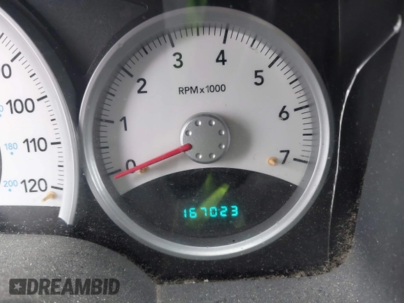 2008 Dodge Dakota Laramie with VIN 1D7HW58NX8S602604, listed as a IAAI auction lot 41717006 with 167,023 mi miles. Bid and sale history available at carsss.com. Image 7.