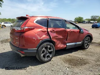 2018 Honda CR-V Touring with VIN 2HKRW2H97JH624757, listed as a Copart auction lot 54991355 with 24,278 mi miles and Salvage title. Bid and sale history available at DreamBid. Image 3.