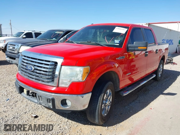 2011 Ford F-150 XLT with VIN 1FTFW1CT6BKD47425, listed as a IAAI auction lot 42004767 with 197,690 mi miles. Bid and sale history available at carsss.com. Image 17.