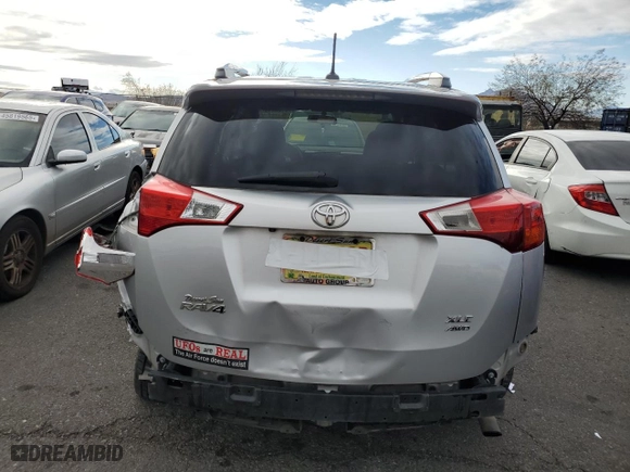 2015 Toyota RAV4 XLE with VIN 2T3RFREV0FW303718, listed as a Copart auction lot 48162115 with 196,425 mi miles and Salvage Title. Bid and sale history available at carsss.com. Image 6.