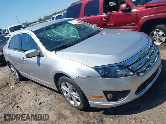 2012 Ford Fusion SE with VIN 3FAHP0HA6CR321255, listed as a IAAI auction lot 41971706 with 114,977 mi miles and . Bid and sale history available at DreamBid. Image 1.