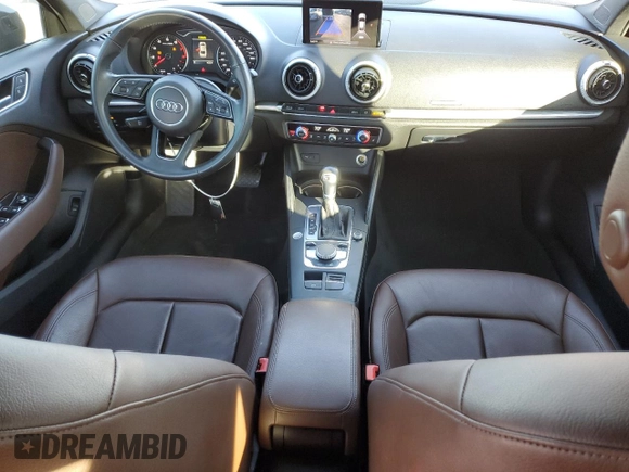 2020 Audi A3 Premium with VIN WAUAUGFF9LA105693, listed as a Copart auction lot 83418994 with 34,964 mi miles and Salvage Title. Bid and sale history available at DreamBid. Image 8.