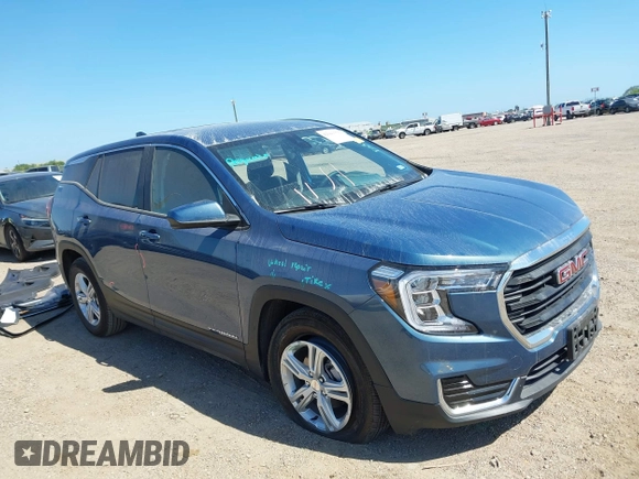 2024 GMC Terrain SLE with VIN 3GKALMEG1RL390751, listed as a IAAI auction lot 42041376 with 12,436 mi miles and . Bid and sale history available at DreamBid. Image 14.