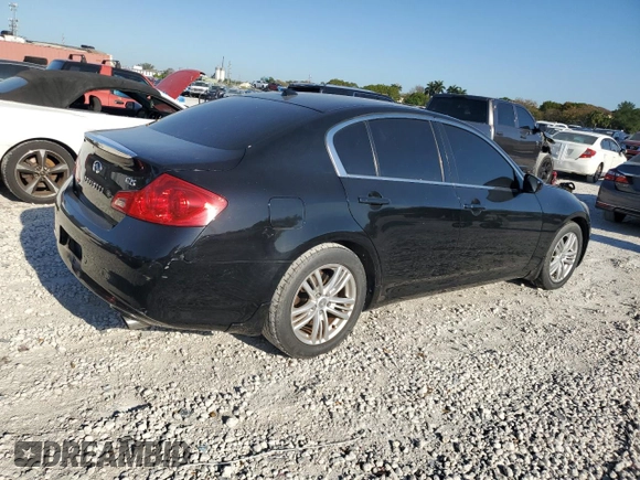 2012 Infiniti G25 Sedan Journey with VIN JN1DV6AP6CM810735, listed as a Copart auction lot 53144305 with 143,993 mi miles and Clean Title. Bid and sale history available at carsss.com. Image 3.