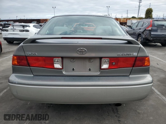 2001 Toyota Camry CE with VIN JT2BG22K010567849, listed as a Copart auction lot 50776555 with 114,514 mi miles and Salvage Title. Bid and sale history available at carsss.com. Image 6.