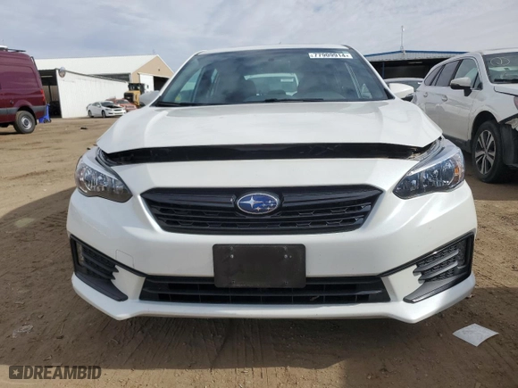 2022 Subaru Impreza Sport with VIN 4S3GTAM65N3701276, listed as a Copart auction lot 77909914 with 17,777 mi miles and Clean Title. Bid and sale history available at carsss.com. Image 5.