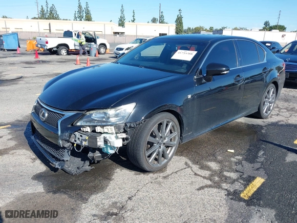 2015 Lexus GS 350 with VIN JTHBE1BL0FA015297, listed as a IAAI auction lot 41755388 with 105926 miles. Bid and sale history available at carsss.com. Image 17.