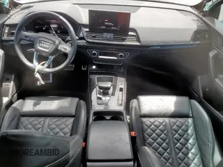 2023 Audi SQ5 Premium Plus with VIN WA1B4AFY1P2112007, listed as a Copart auction lot 57800185 with 21,101 mi miles and Salvage title. Bid and sale history available at DreamBid. Image 8.