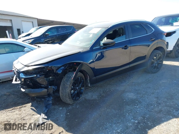 2025 Mazda CX-30 2.5 S Select Sport with VIN 3MVDMBBM5SM760652, listed as a IAAI auction lot 41445077 with 2,577 mi miles. Bid and sale history available at carsss.com. Image 17.