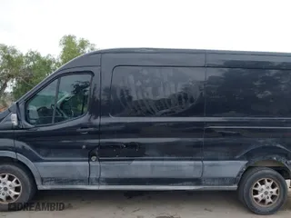 2015 Ford Transit Cargo Van with VIN 1FTYR2CM5FKA84493, listed as a IAAI auction lot 42009809 with 116,379 mi miles. Bid and sale history available at carsss.com. Image 14.