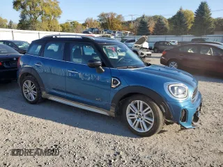 2022 MINI Countryman Cooper S with VIN WMZ83BR05N3N95507, listed as a Copart auction lot 76240614 with 23,900 mi miles and Salvage Title. Bid and sale history available at carsss.com. Image 4.