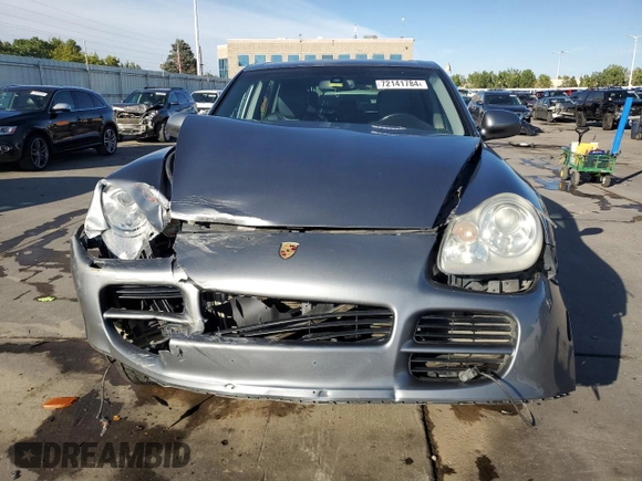 2005 Porsche Cayenne with VIN WP1AA29P45LA24917, listed as a Copart auction lot 72141784 with 155,916 mi miles and Salvage Title. Bid and sale history available at carsss.com. Image 5.