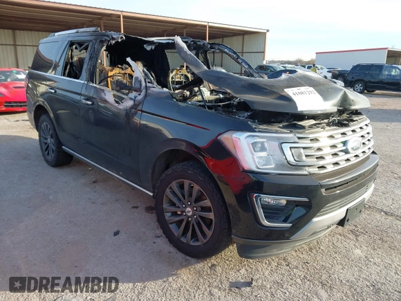 2020 Ford Expedition Limited with VIN 1FMJU1KT1LEA92115, listed as a IAAI auction lot 41081292 with 1 mi miles. Bid and sale history available at carsss.com. Image 1.