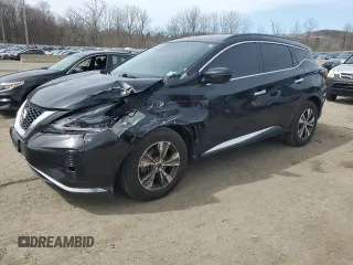 2021 Nissan Murano SV with VIN 5N1AZ2BS3MC136711, listed as a Copart auction lot 51307855 with 79,070 mi miles and Salvage Title. Bid and sale history available at DreamBid. Image 1.