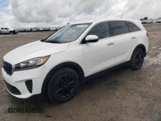 2019 Kia Sorento LX with VIN 5XYPG4A59KG479852, listed as a Copart auction lot 56471685 with 89,748 mi miles and Salvage title. Bid and sale history available at DreamBid. Image 1.