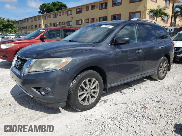 2014 Nissan Pathfinder S with VIN 5N1AR2MM2EC669939, listed as a Copart auction lot 60795805 with 241,721 mi miles and Clean title. Bid and sale history available at DreamBid. Image 1.