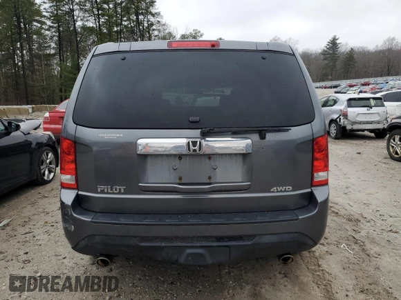 2012 Honda Pilot EX with VIN 5FNYF4H47CB004584, listed as a Copart auction lot 51280755 with 160,859 mi miles and Clean Title. Bid and sale history available at DreamBid. Image 6.