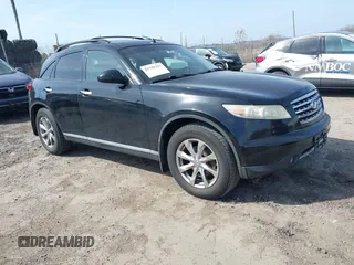 2008 Infiniti FX35 with VIN JNRAS08W68X206627, listed as a IAAI auction lot 41788439 with 1 mi miles. Bid and sale history available at carsss.com. Image 1.