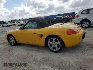 2000 Porsche Boxster S with VIN WP0CB2988YU663705, listed as a Copart auction lot 74639094 with 0 mi miles and Non Repairable. Bid and sale history available at carsss.com. Image 2.