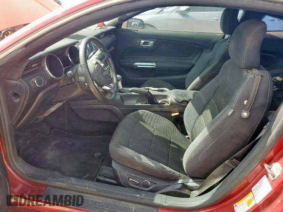 2015 Ford Mustang V6 with VIN 1FA6P8AM7F5329835, listed as a Copart auction lot 62985735 with Not provided miles and Salvage title. Bid and sale history available at DreamBid. Image 7.