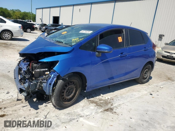 2015 Honda Fit LX with VIN 3HGGK5H56FM723252, listed as a Copart auction lot 48718255 with 170,343 mi miles and Salvage Title. Bid and sale history available at carsss.com. Image 1.