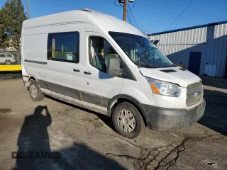 2018 Ford Transit z VIN 1FTYR2XG9JKA17313, wystawiony jako Copart lot #46813815 z przebiegiem 96 790 mil mil oraz Szkoda całkowita • Salvage title. Historia ofert i sprzedaży dostępna na DreamBid. Obrazek 4.
