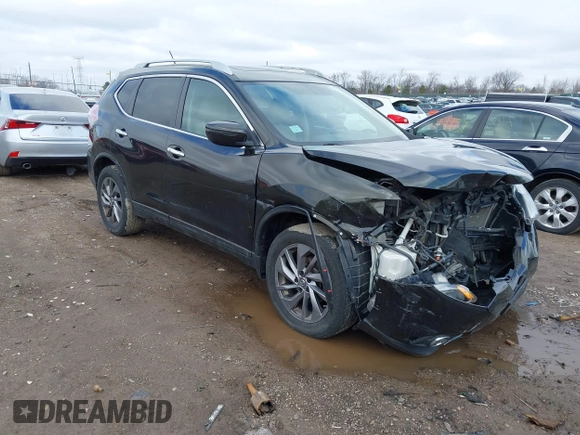 2016 Nissan Rogue SL with VIN 5N1AT2MV3GC751112, listed as a IAAI auction lot 41850843 with 114,420 mi miles and . Bid and sale history available at DreamBid. Image 1.