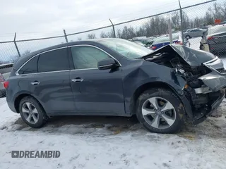 2016 Acura MDX with VIN 5FRYD4H26GB044762, listed as a IAAI auction lot 41400131 with 122,213 mi miles. Bid and sale history available at carsss.com. Image 13.