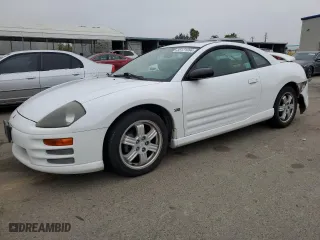 2000 Mitsubishi Eclipse GT with VIN 4A3AC54L2YE042887, listed as a Copart auction lot 85121084 with 99,333 mi miles and Salvage Title. Bid and sale history available at carsss.com. Image 1.
