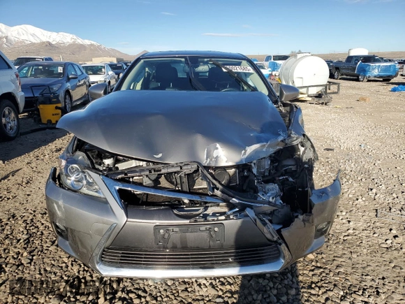 2017 Lexus CT with VIN JTHKD5BH2H2296117, listed as a Copart auction lot 50021685 with 46,655 mi miles and Salvage Title. Bid and sale history available at carsss.com. Image 5.