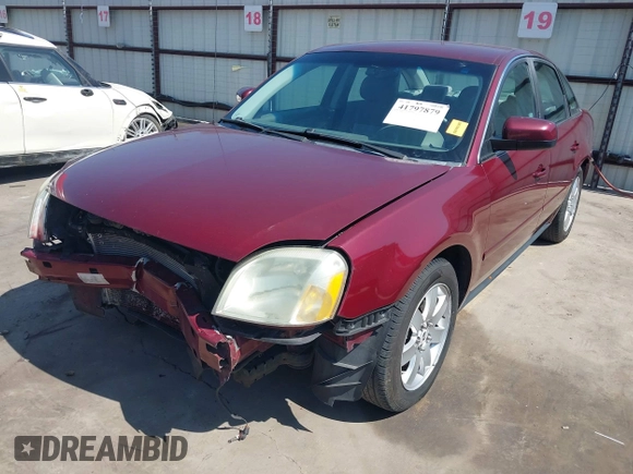 2005 Mercury Montego Luxury z VIN 1MEFM40175G611025, wystawiony jako IAAI lot #41797879 z przebiegiem 175 827 mil mil oraz . Historia ofert i sprzedaży dostępna na DreamBid. Obrazek 20.
