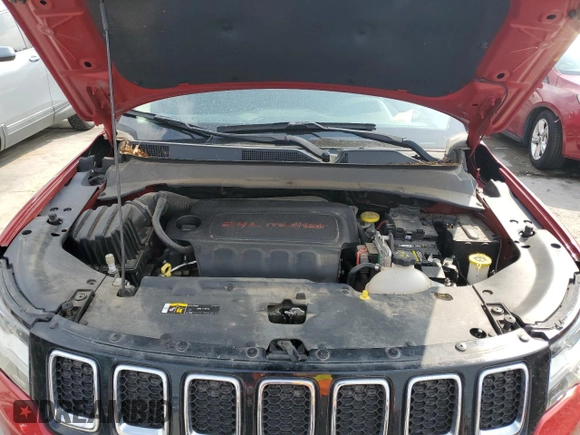 2018 Jeep Compass Limited with VIN 3C4NJCCB2JT358366, listed as a Copart auction lot 57937785 with 72,834 mi miles and Salvage title. Bid and sale history available at DreamBid. Image 12.