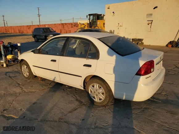 2003 Honda Civic DX with VIN 2HGES16153H514224, listed as a Copart auction lot 81694964 with 183,616 mi miles and Clean Title. Bid and sale history available at carsss.com. Image 2.