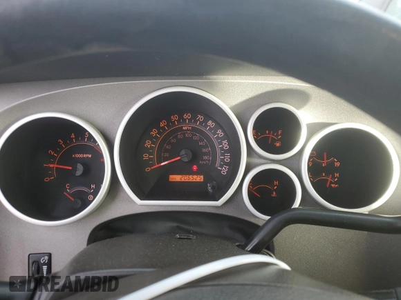 2010 Toyota Tundra 4WD Truck with VIN 5TFUM5F11AX002335, listed as a Copart auction lot 44238765 with 206,525 mi miles and Salvage Title. Bid and sale history available at carsss.com. Image 9.