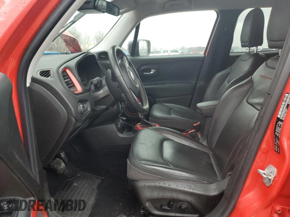 2015 Jeep Renegade Trailhawk with VIN ZACCJBCT2FPB39142, listed as a Copart auction lot 47381155 with 121,530 mi miles and Clean Title. Bid and sale history available at DreamBid. Image 7.